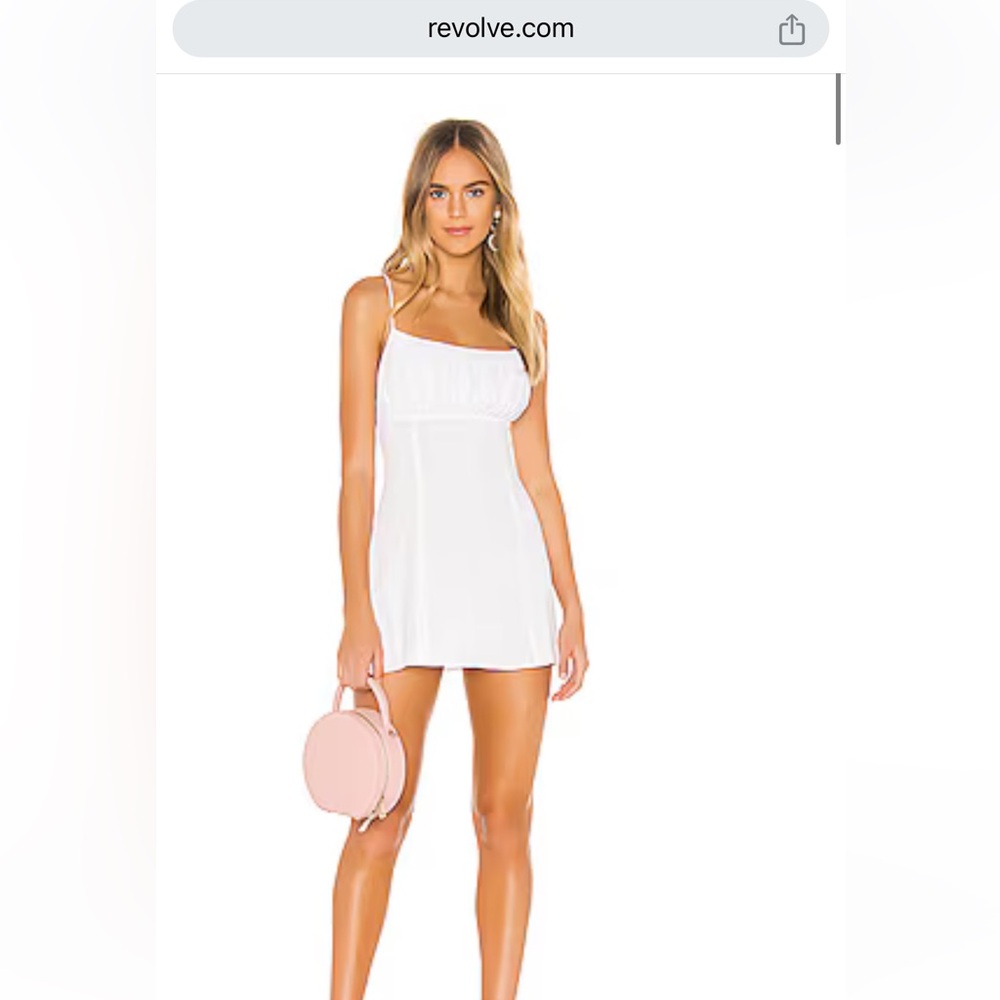 White Superdown Revolve dress size S